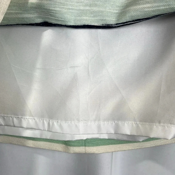 Loft Womens Mini Skirt 10 Multi Color Stripe Lined Back Zip Pink Blue Yellow EUC - Picture 4 of 9